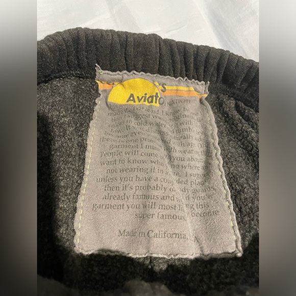 AVIATOR NATION SWEATPANTS SIZE: XS EUC - Picture 2 of 5
